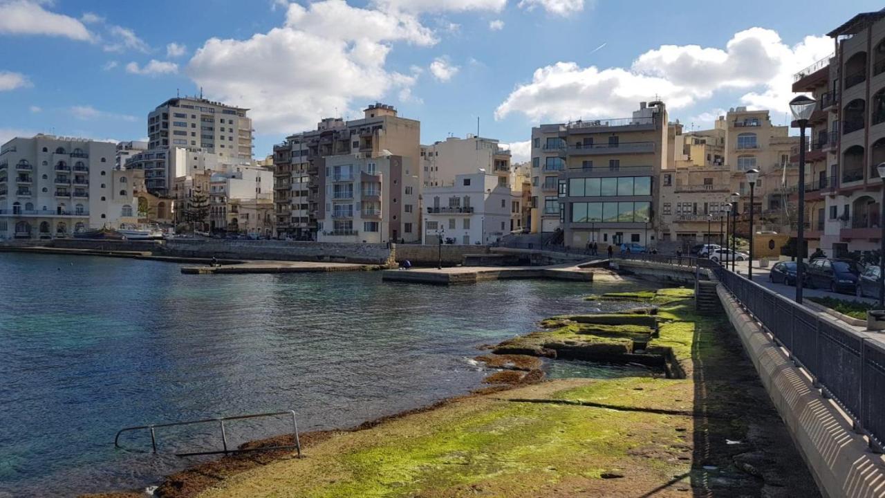 Spacious Side-Sea View Apartment At St Paul'S Bay 圣保罗湾城 外观 照片